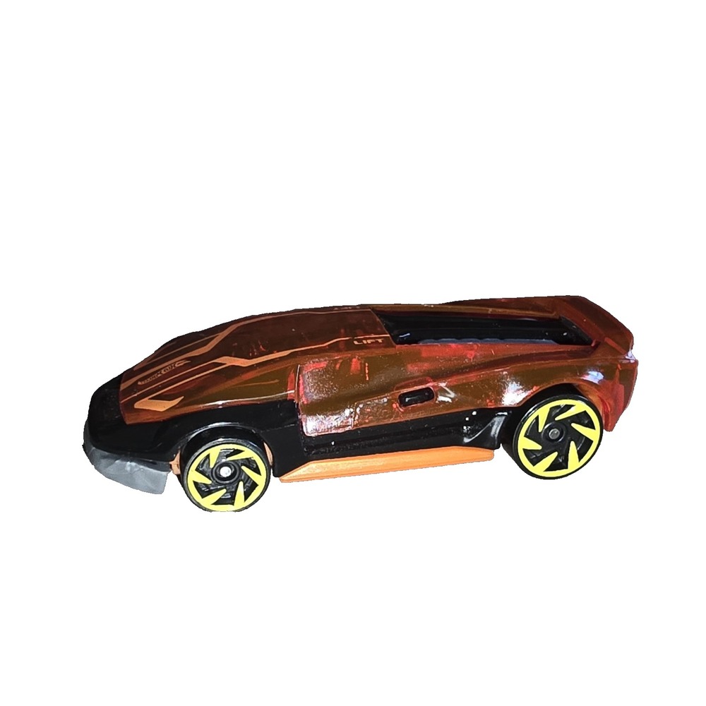 EL VIENTO EXPERIMOTORS RED 2016 HOT WHEELS 1:64 DIECAST 2 7/8" RACE CAR W ORANGE